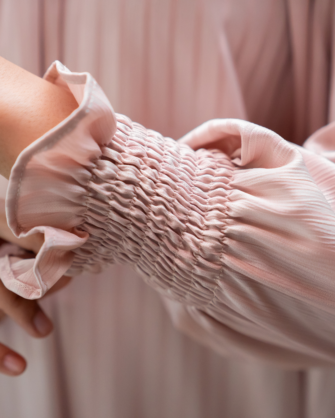 SENJA DRESS - NUDE BLUSH (EID SERIES 2025)