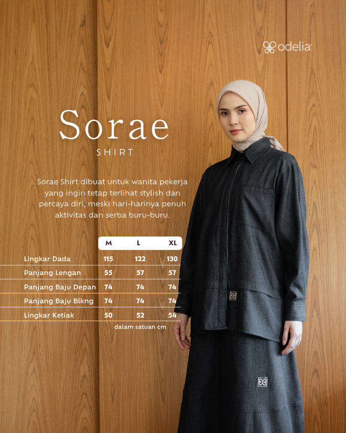 Sorae Shirt - Raven Black
