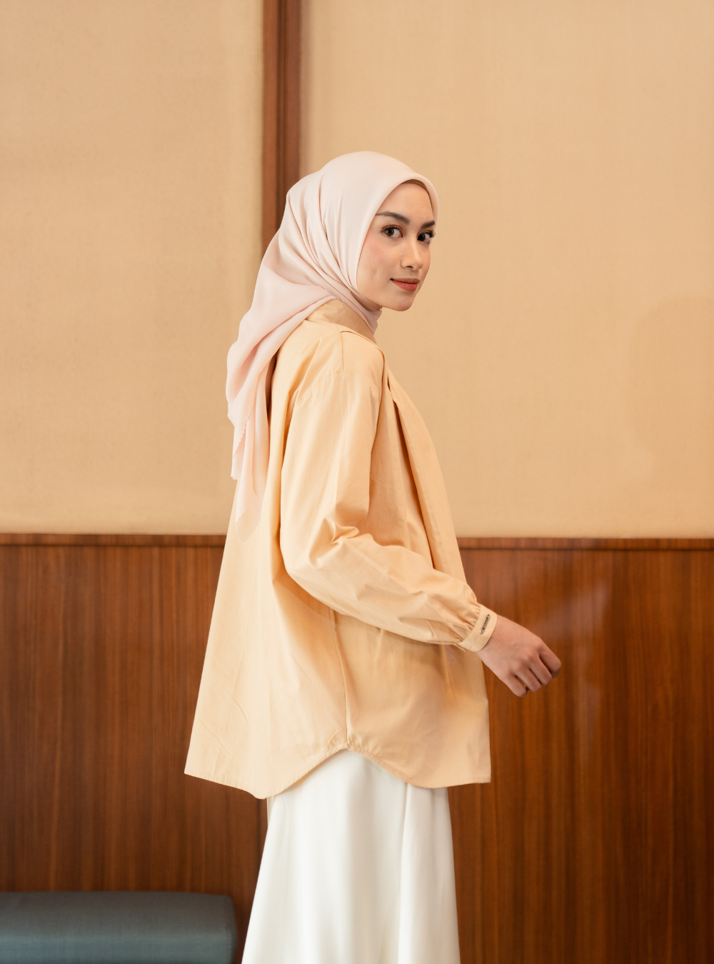 Serene Fold Shirt - Khaky