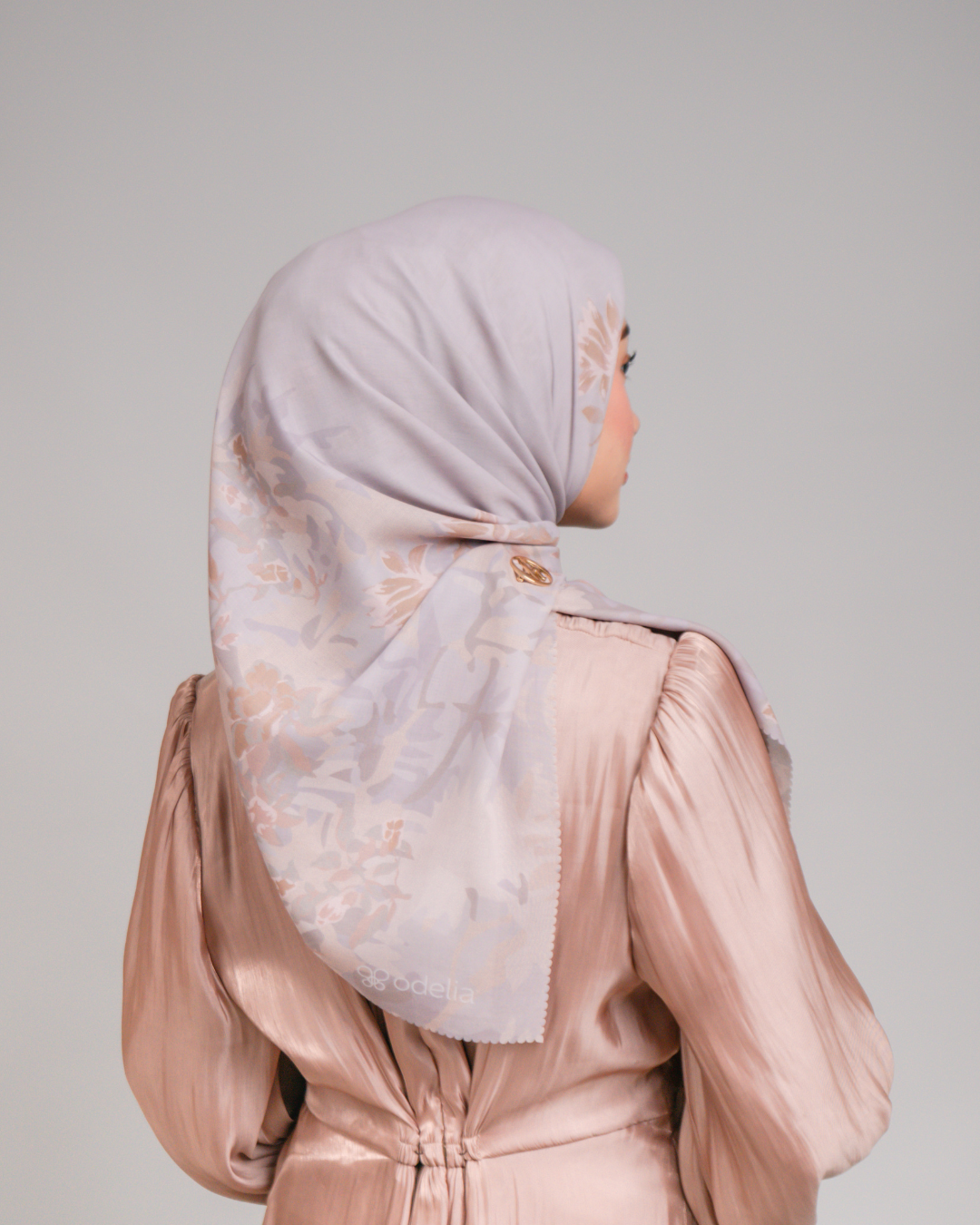 Agaru Scarf - Lilac Grey