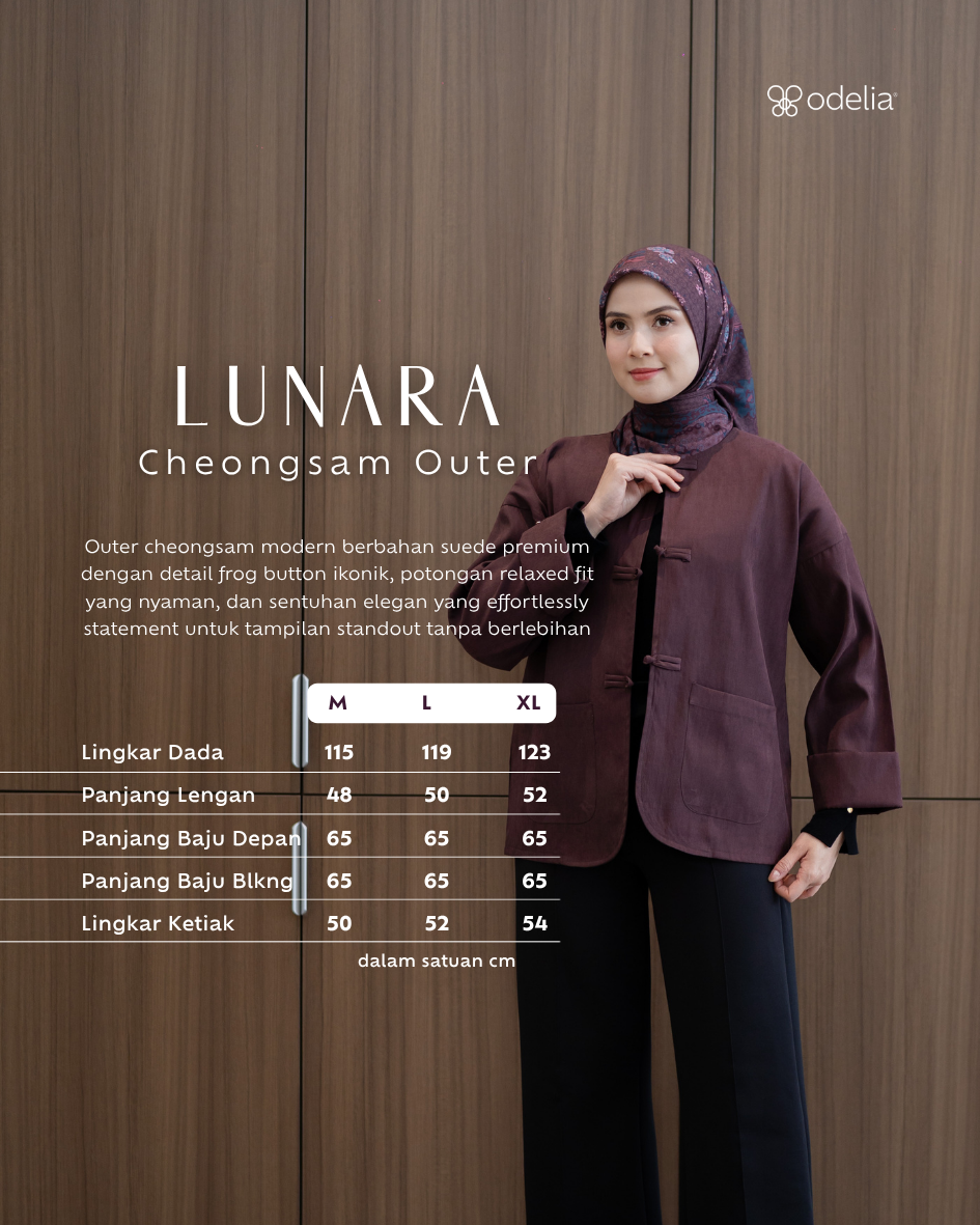 Outer Cheongsam - Velvet Plum