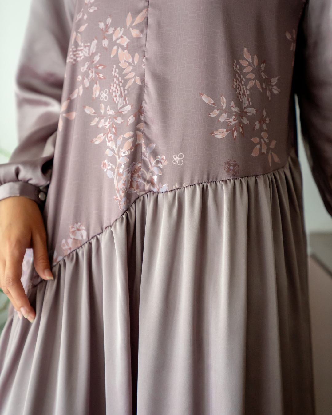 HAIFA DRESS - BROWN ORCHID (EID SERIES 2025)