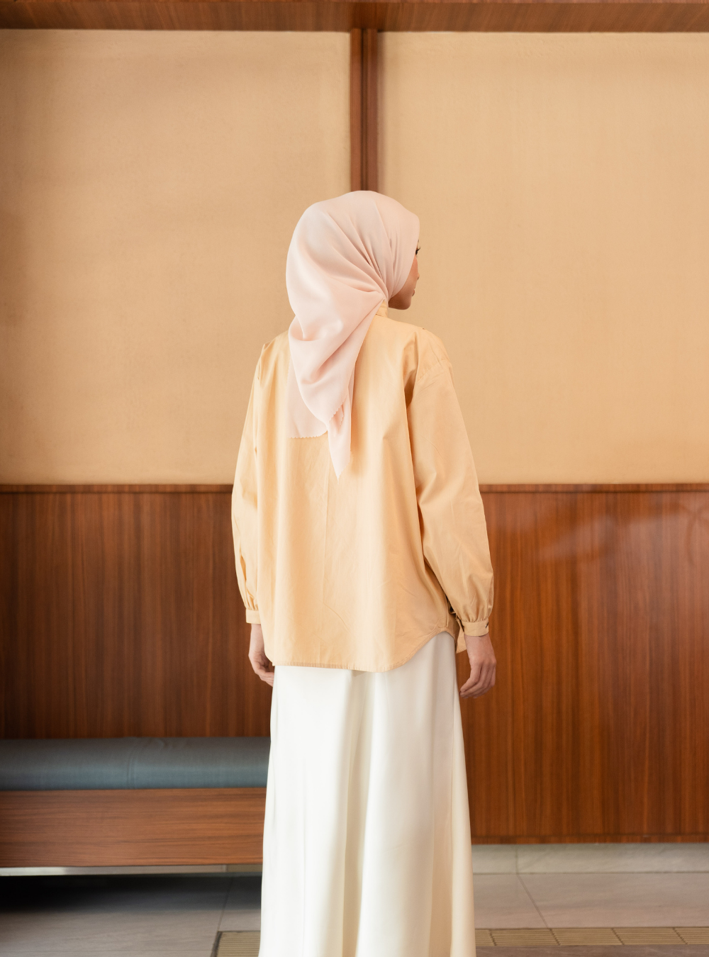 Serene Fold Shirt - Khaky
