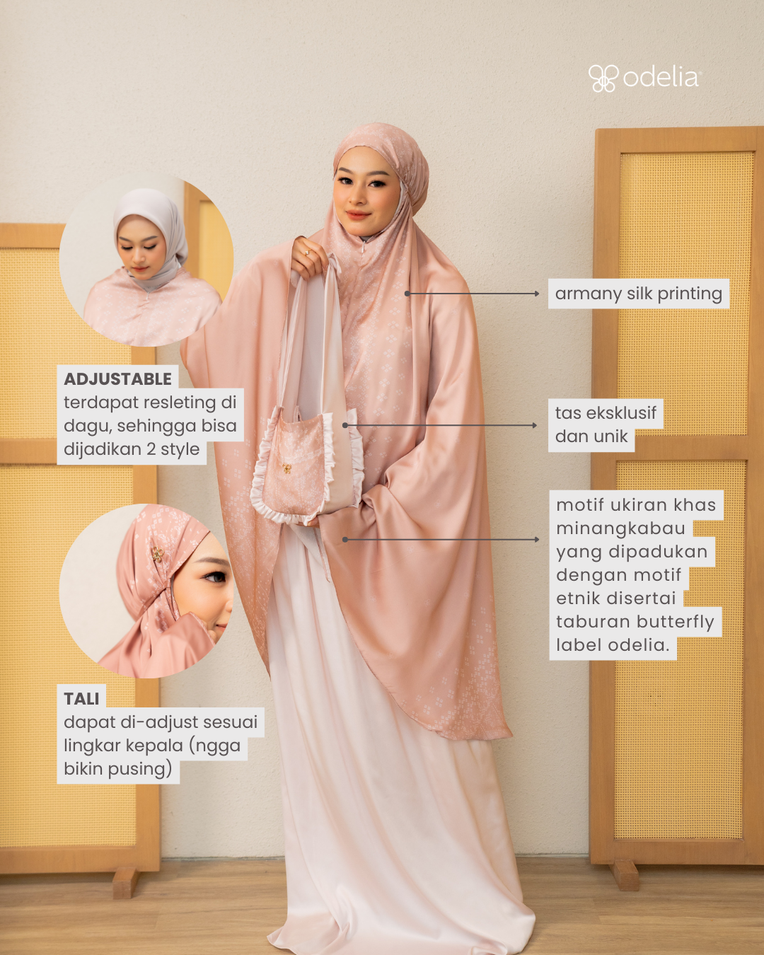 Millie Prayer Set - Light Taupe
