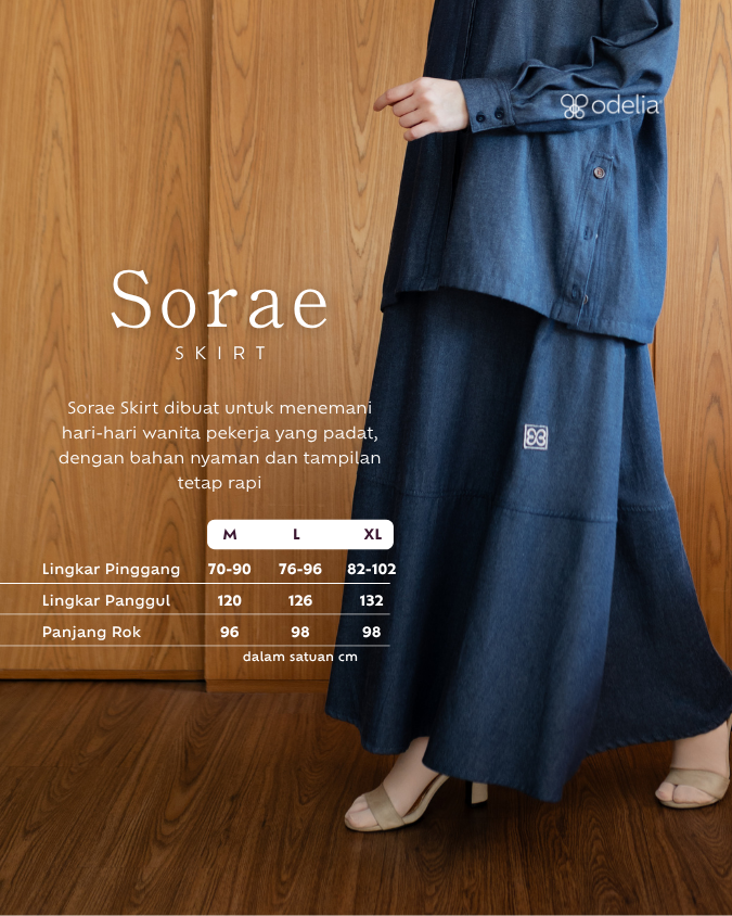 Sorae Skirt - Stellar Blue