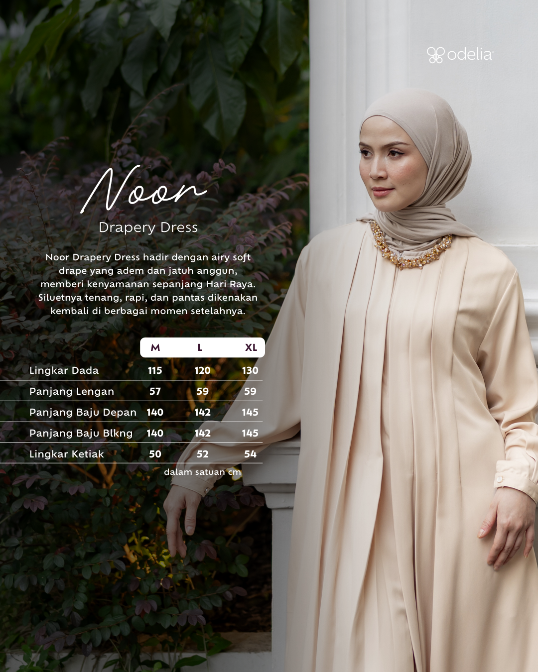 Noor Drapery Dress - Porcelain Sand