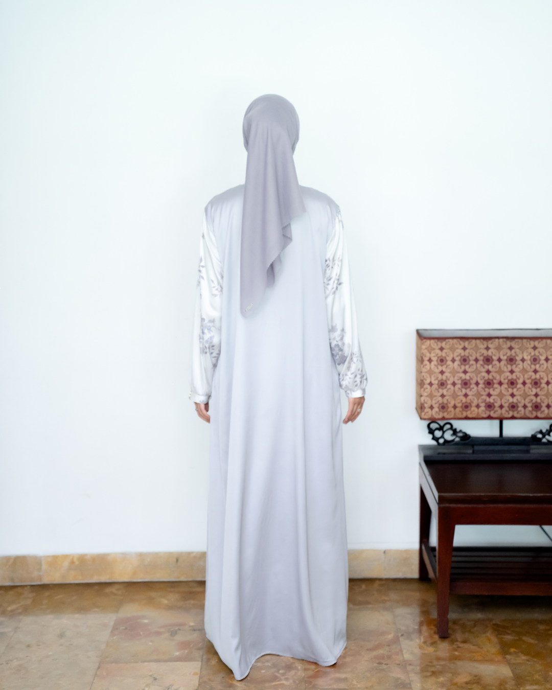 JANNA DRESS - SILKEN SNOW (EID SERIES 2025)