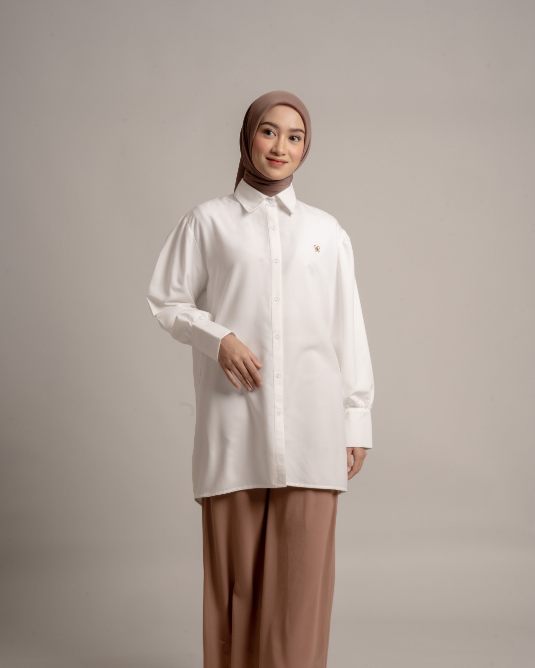 Danica Shirt - Formal White