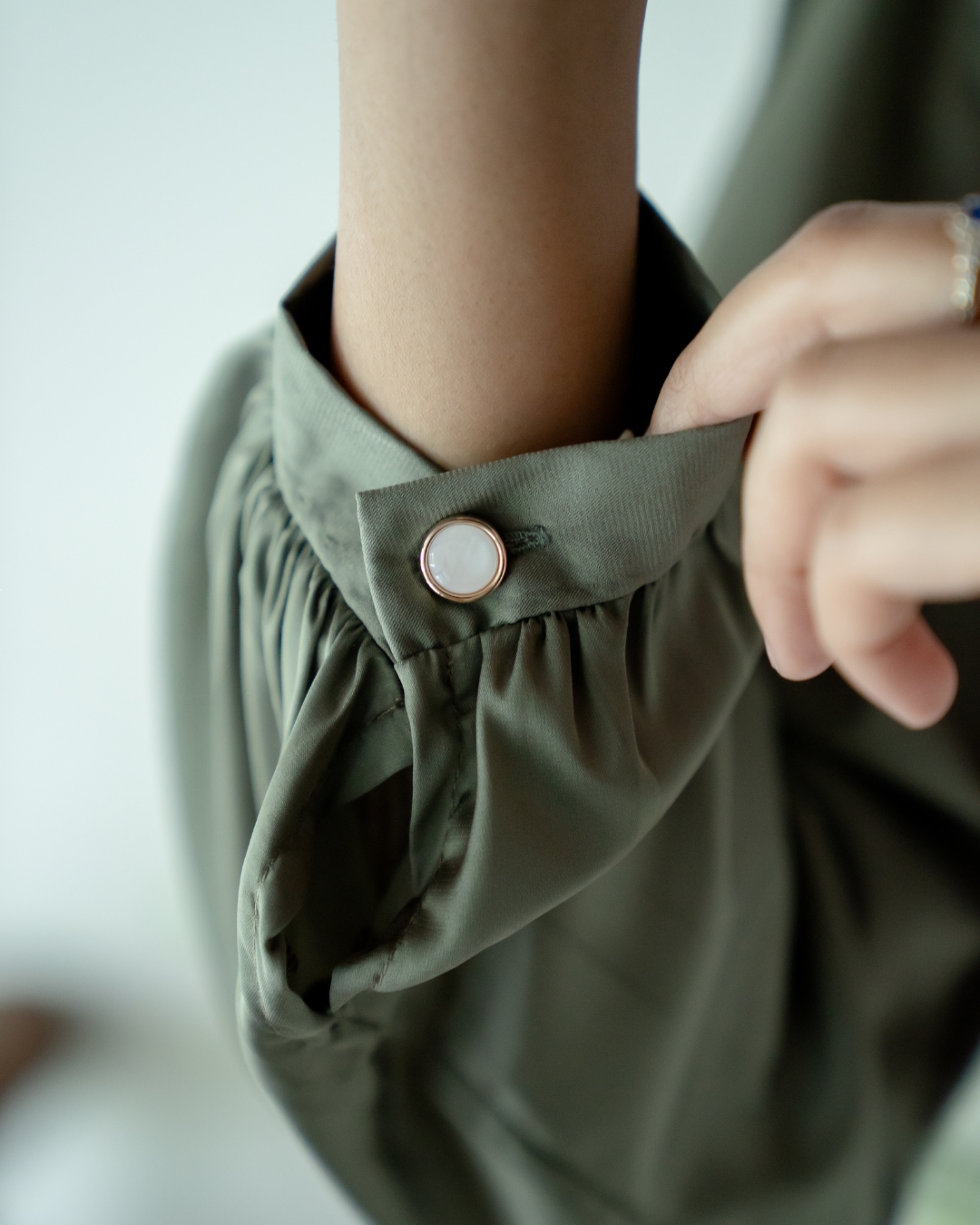 HAIFA DRESS - OLIVE ZEST (EID SERIES 2025)