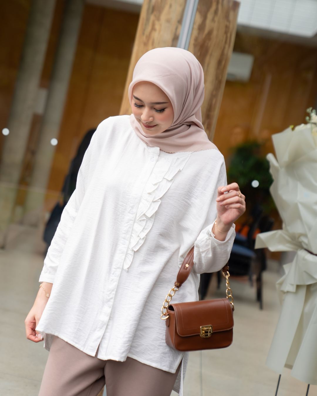 AURA TOP - BROKEN WHITE