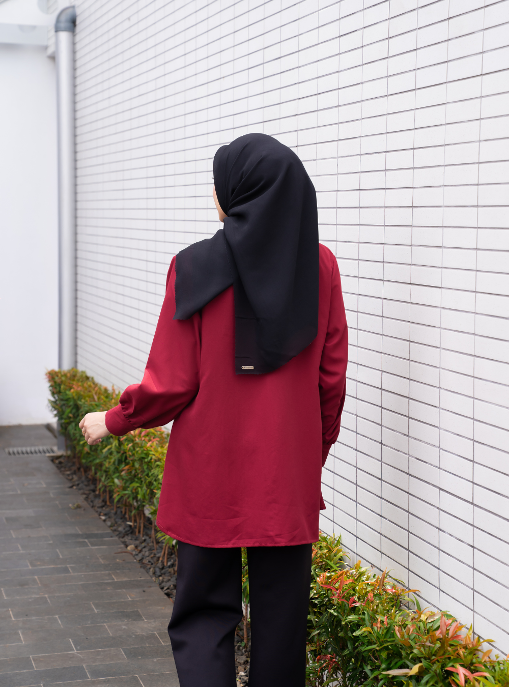DELLA TOP - Maroon