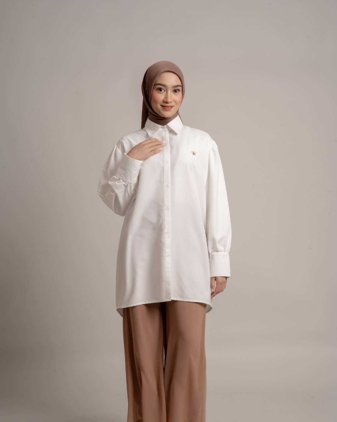 Danica Shirt - Formal White