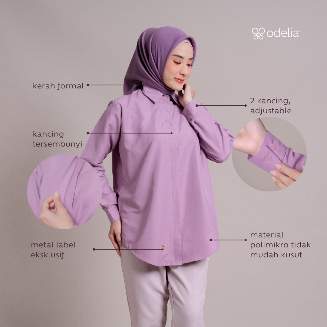 Ardelle Shirt - Lavender