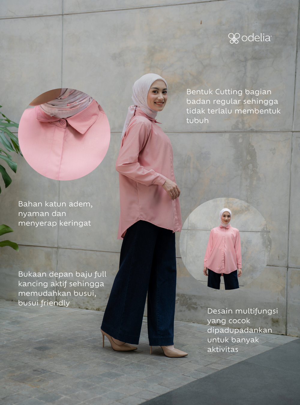 Alecia Shirt - Dusty Rose