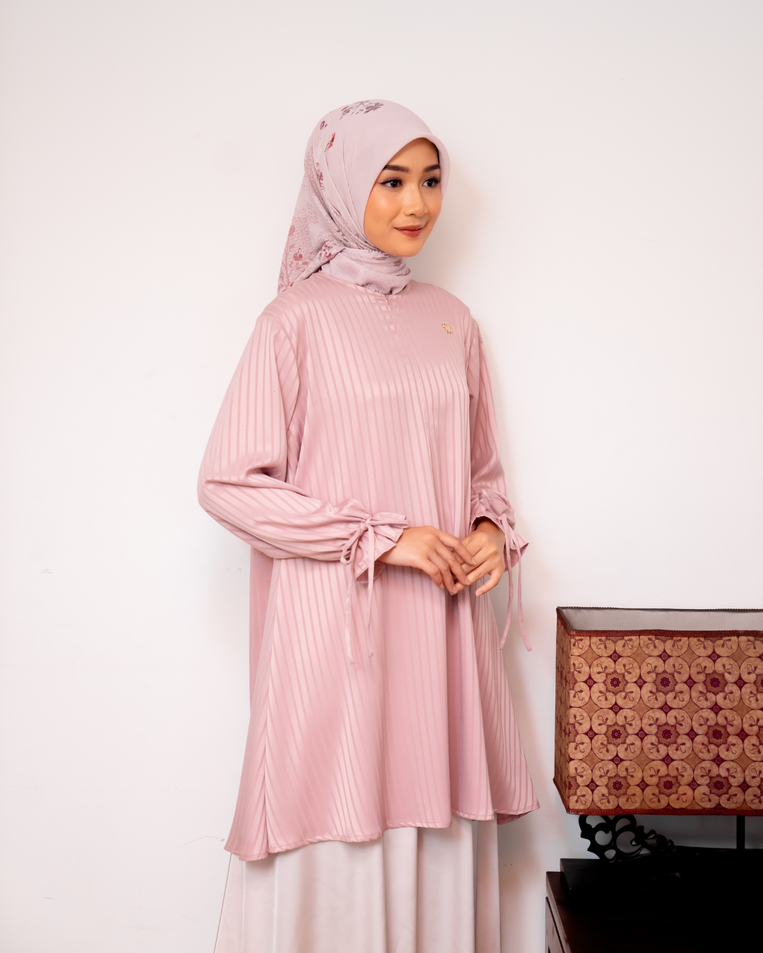 ARUNA TUNIK - FLAMINGO PINK (EID SERIES 2025)