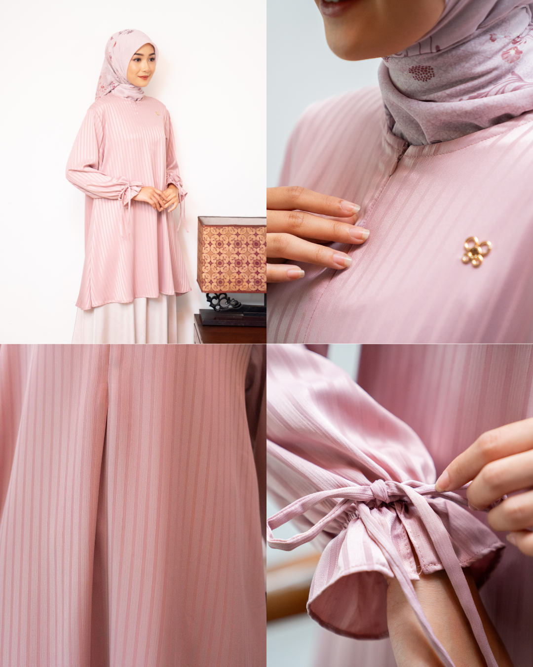 ARUNA TUNIK - FLAMINGO PINK (EID SERIES 2025)