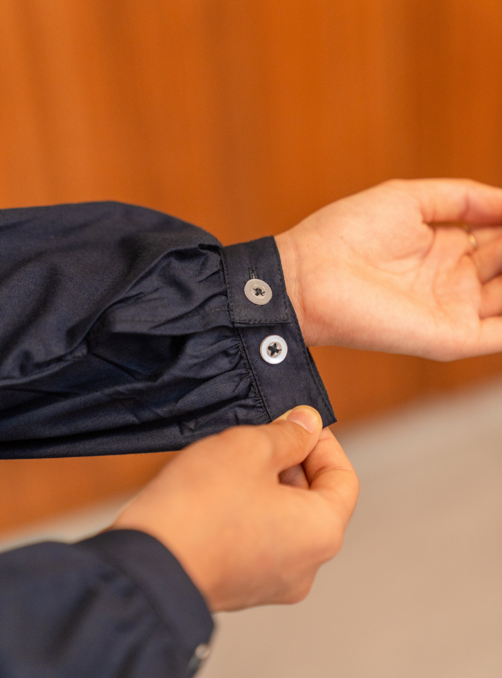 Serene Fold Shirt - Navy