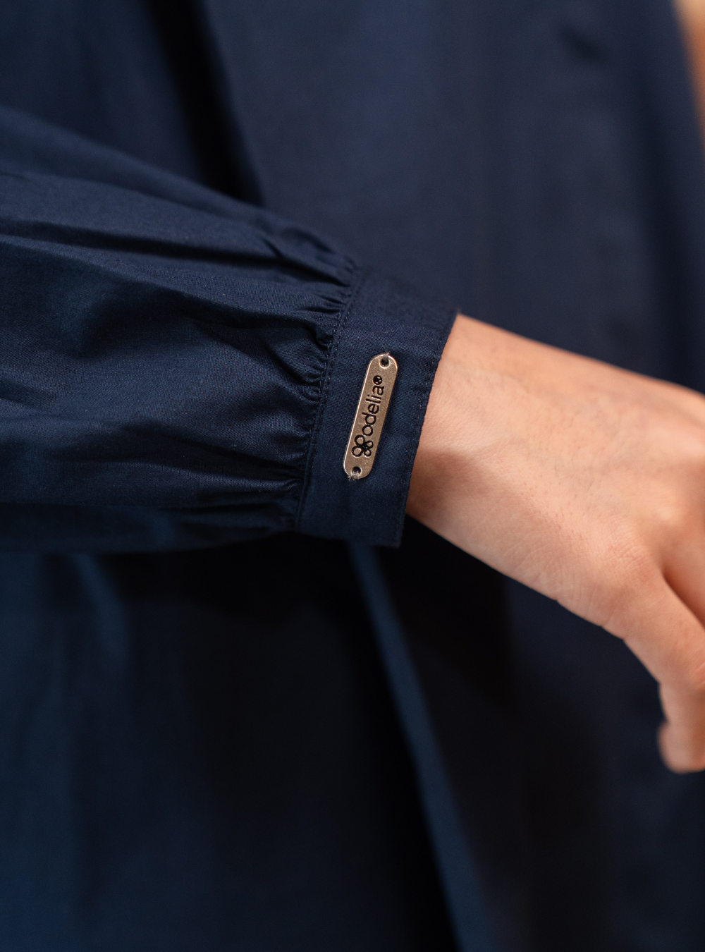 Serene Fold Shirt - Navy