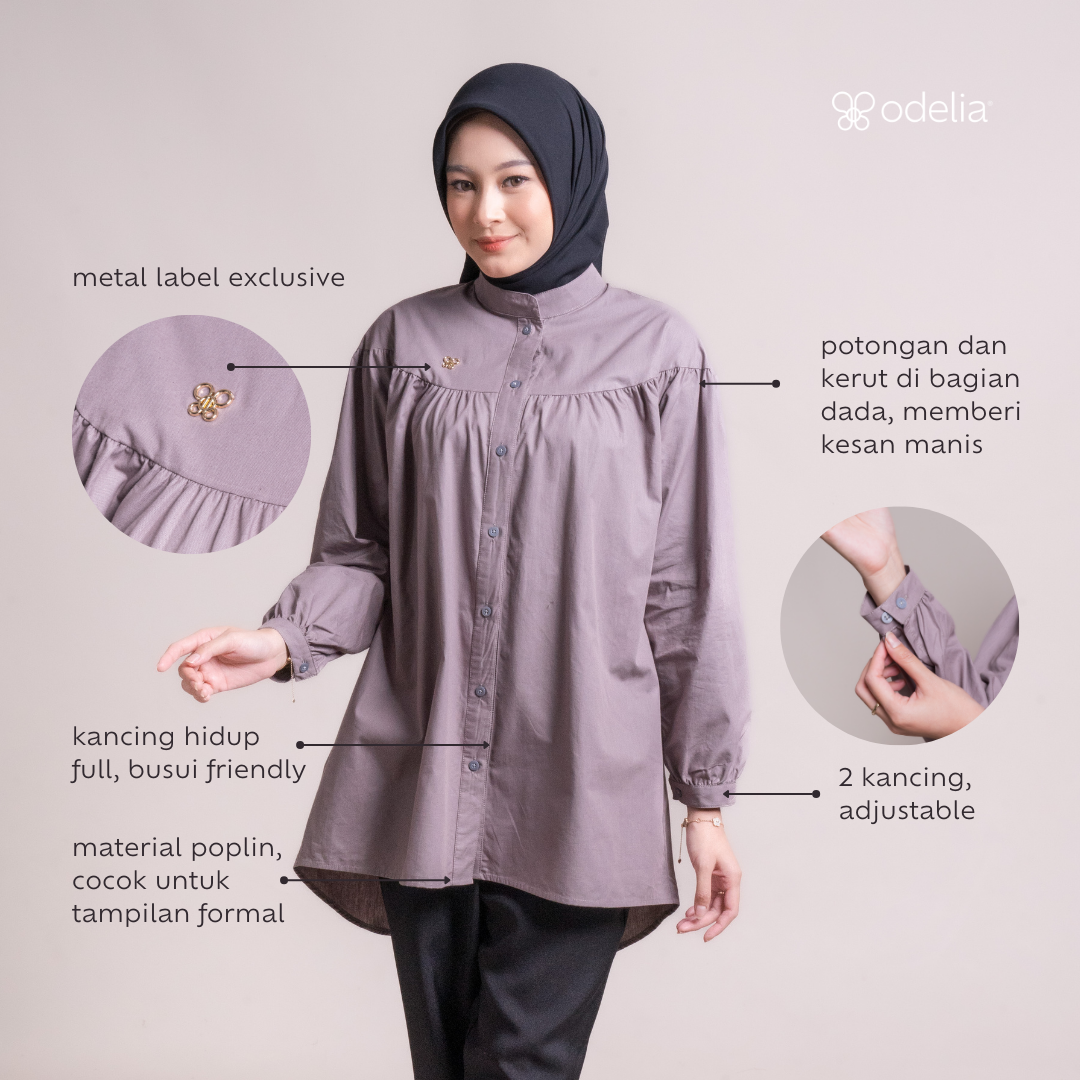 Carmia Shirt - Grey Ridge