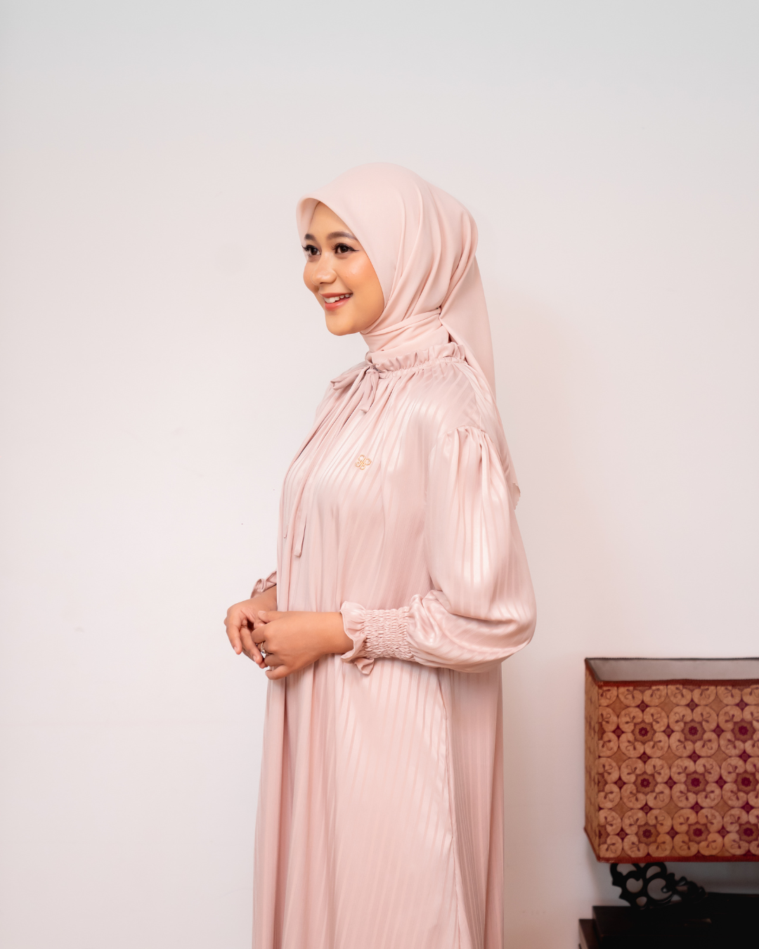 SENJA DRESS - NUDE BLUSH (EID SERIES 2025)