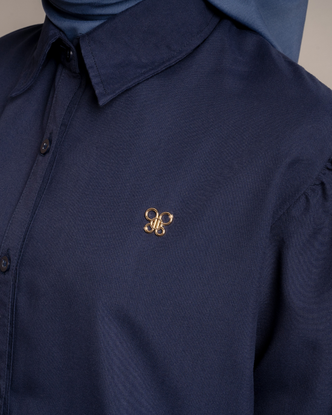 Danica Shirt - Navy Peony