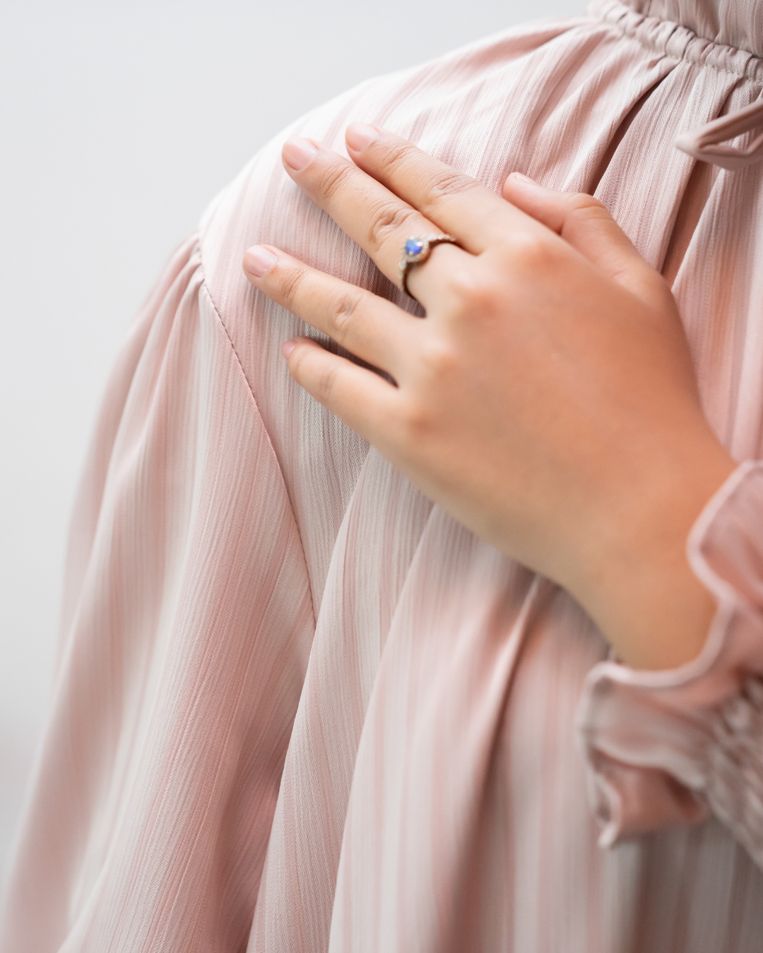 SENJA DRESS - NUDE BLUSH (EID SERIES 2025)
