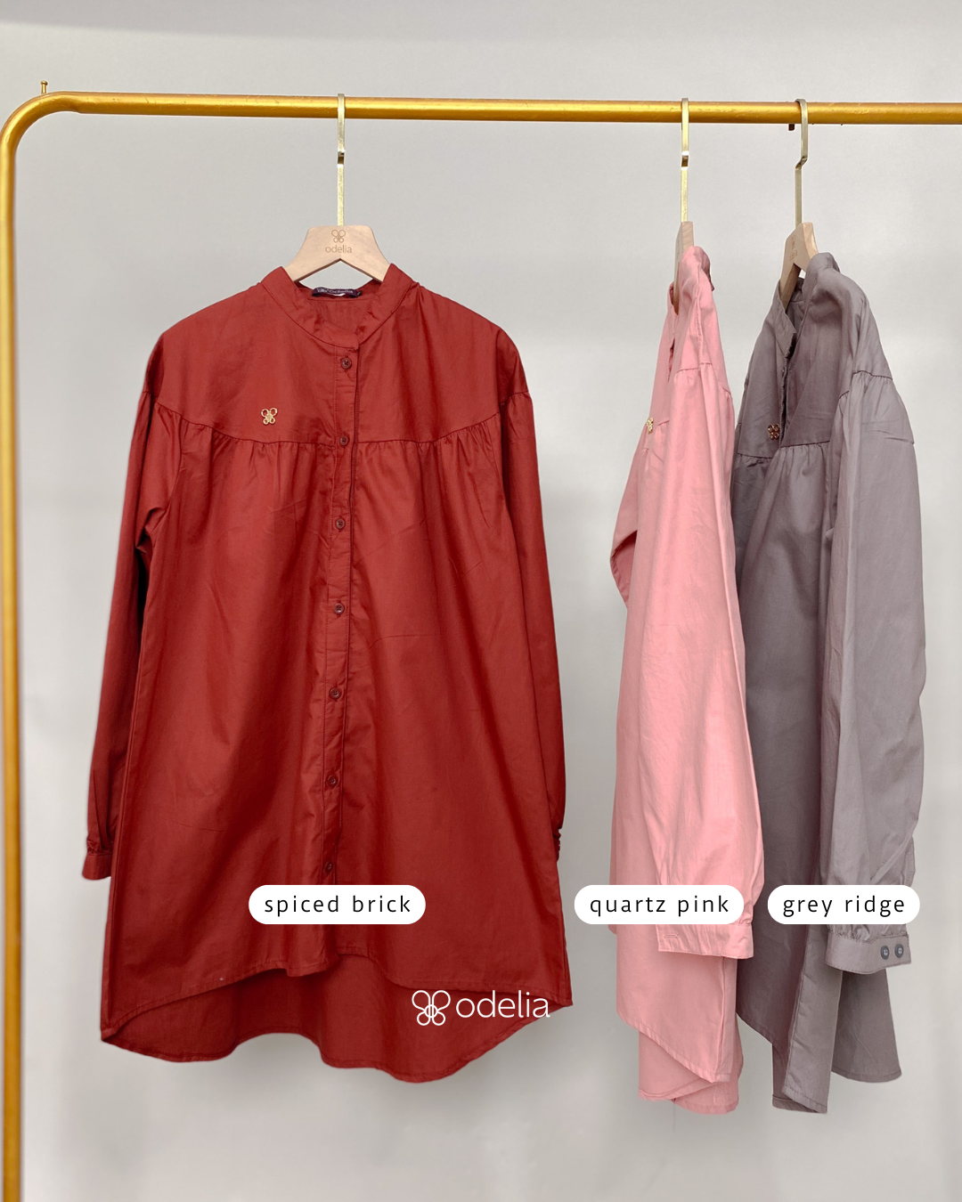 Carmia Shirt - Spiced Brick