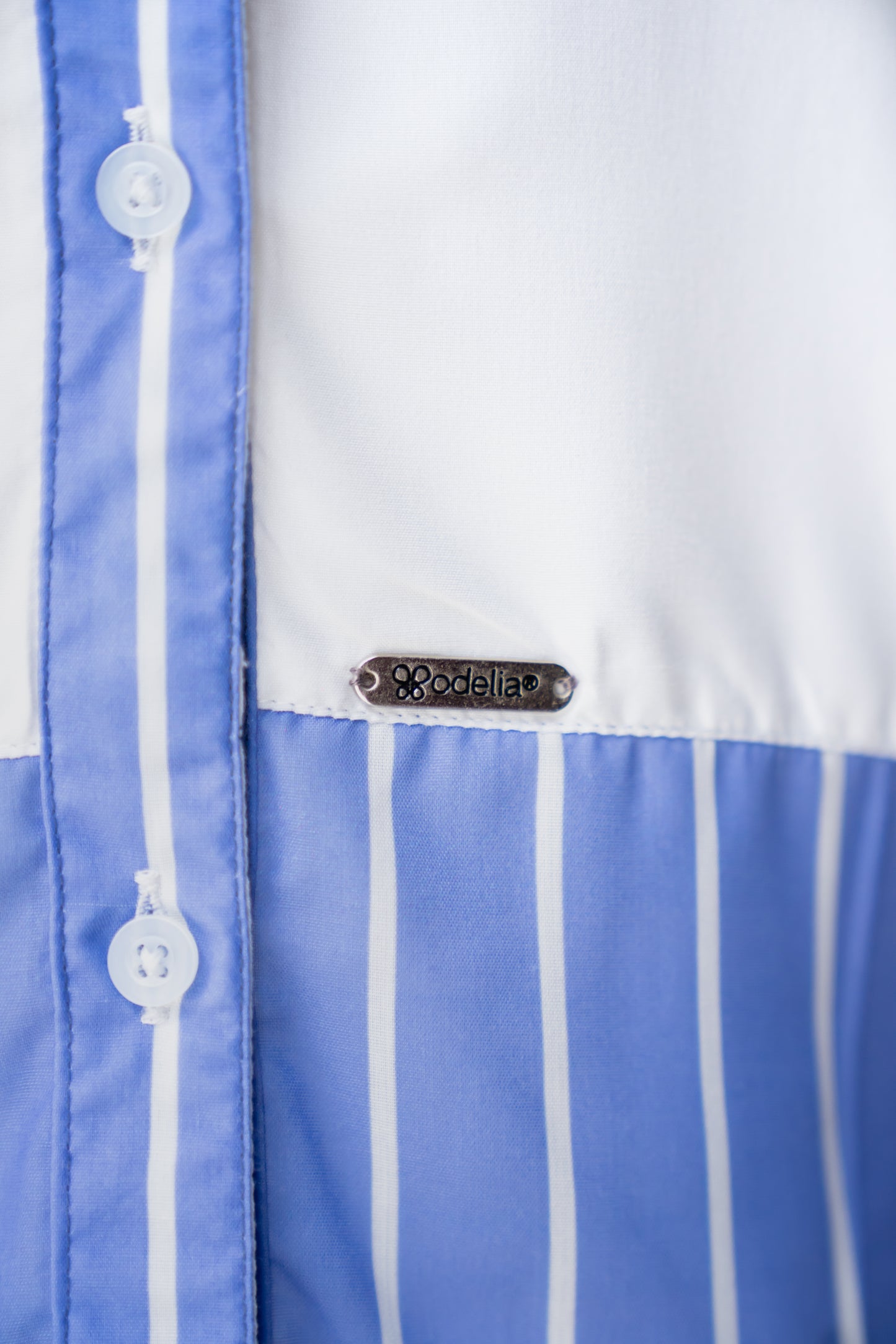 Nara Stripe Shirt - Deep Ice