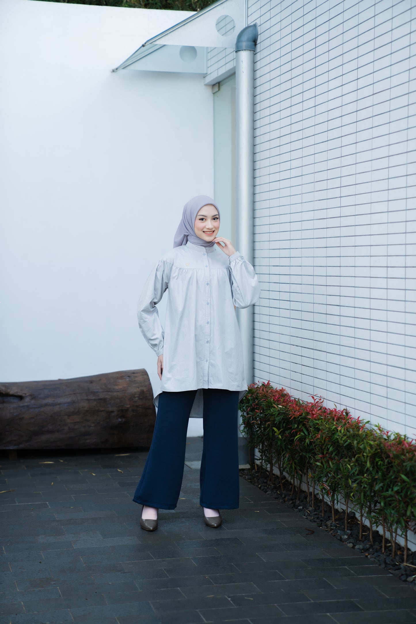 Carmia Shirt - Light Grey