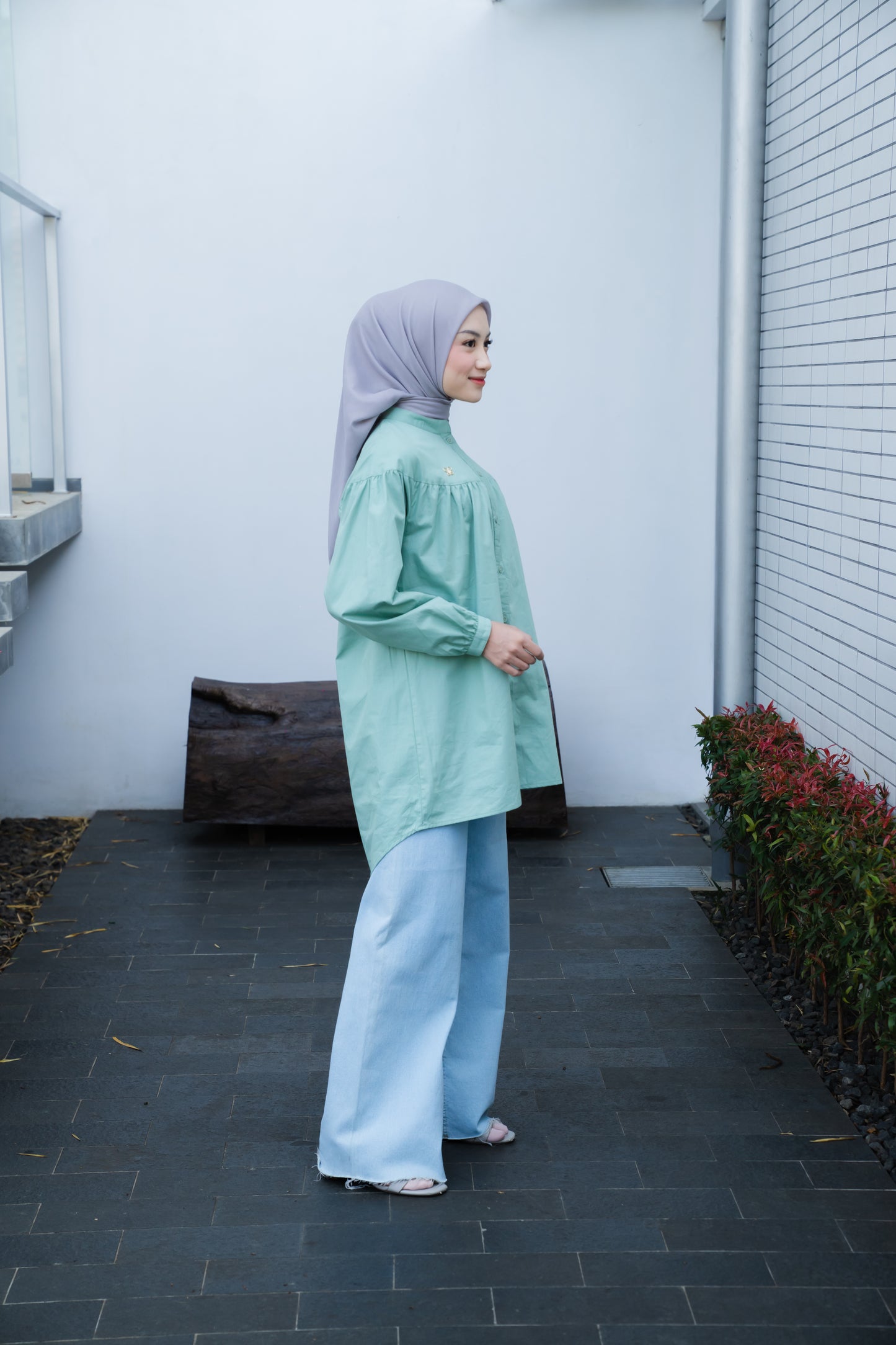 Carmia Shirt - Pastel Green