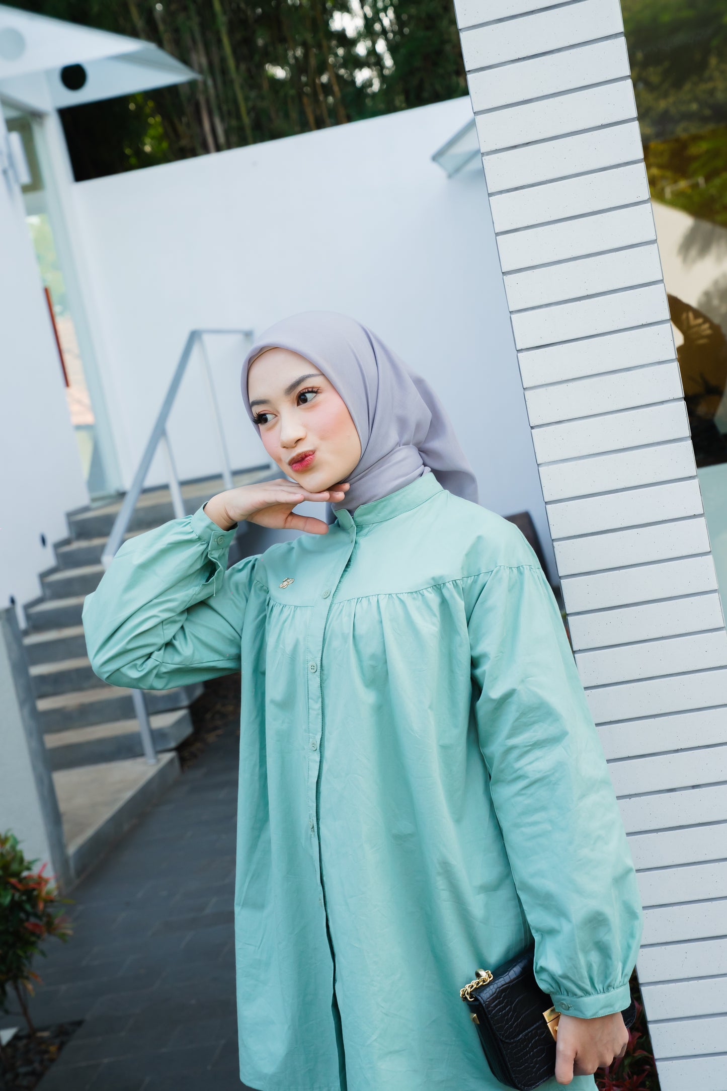 Carmia Shirt - Pastel Green