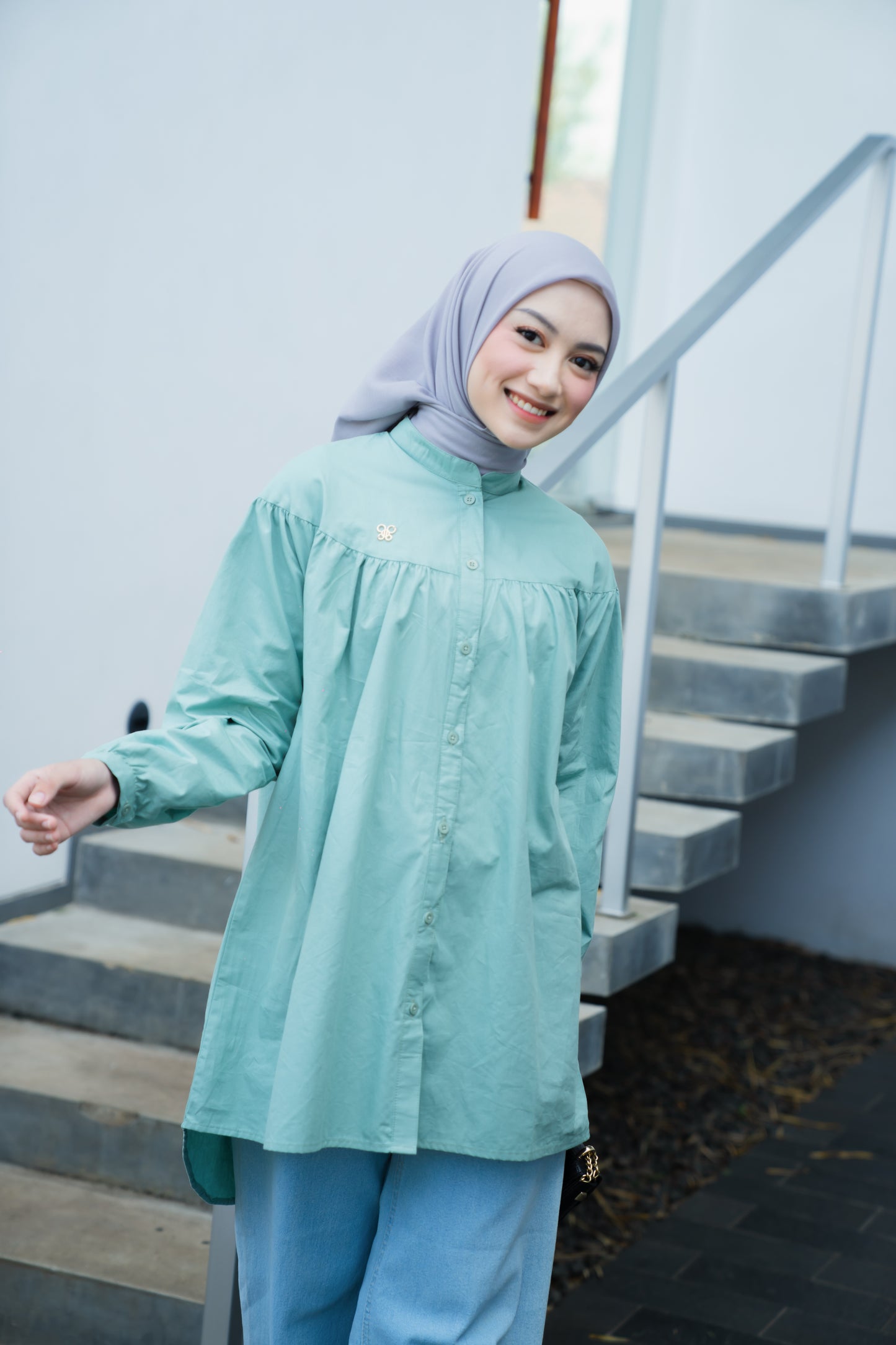 Carmia Shirt - Pastel Green