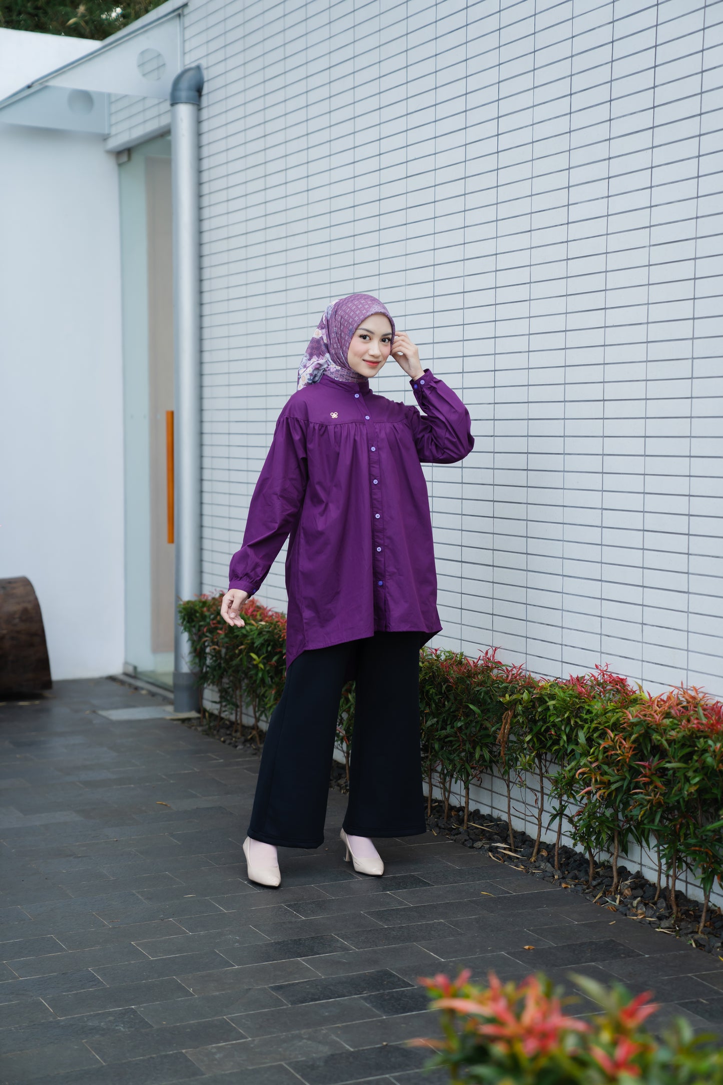 Carmia Shirt - Deep Purple