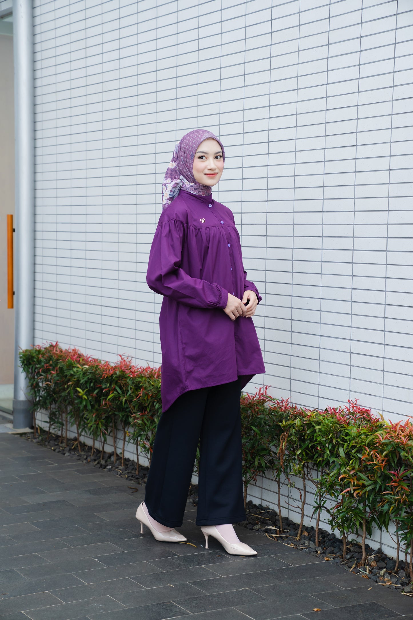 Carmia Shirt - Deep Purple