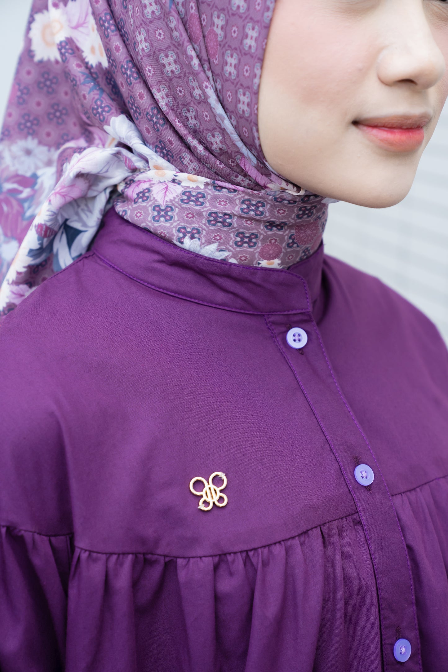 Carmia Shirt - Deep Purple