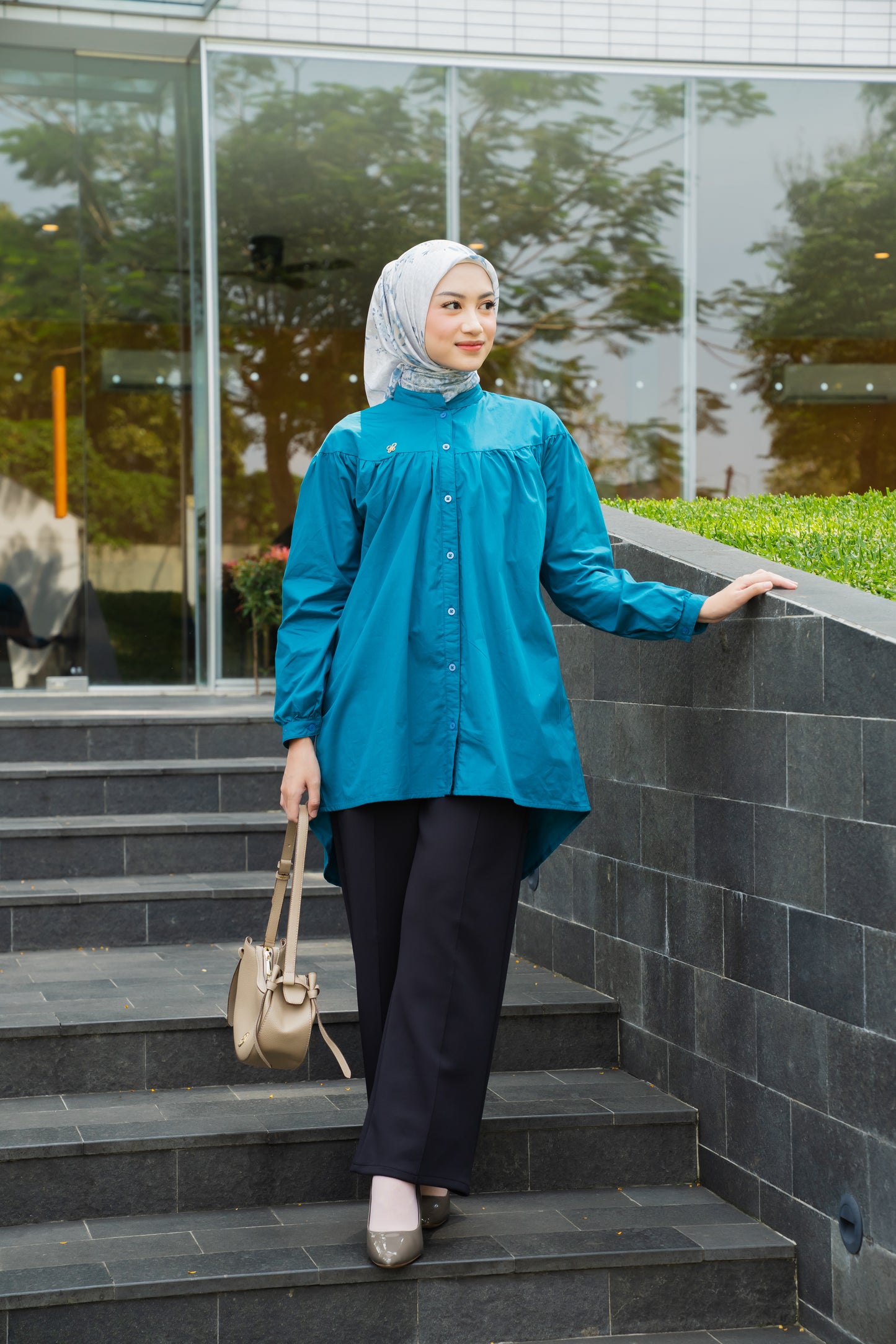 Carmia Shirt - Teal