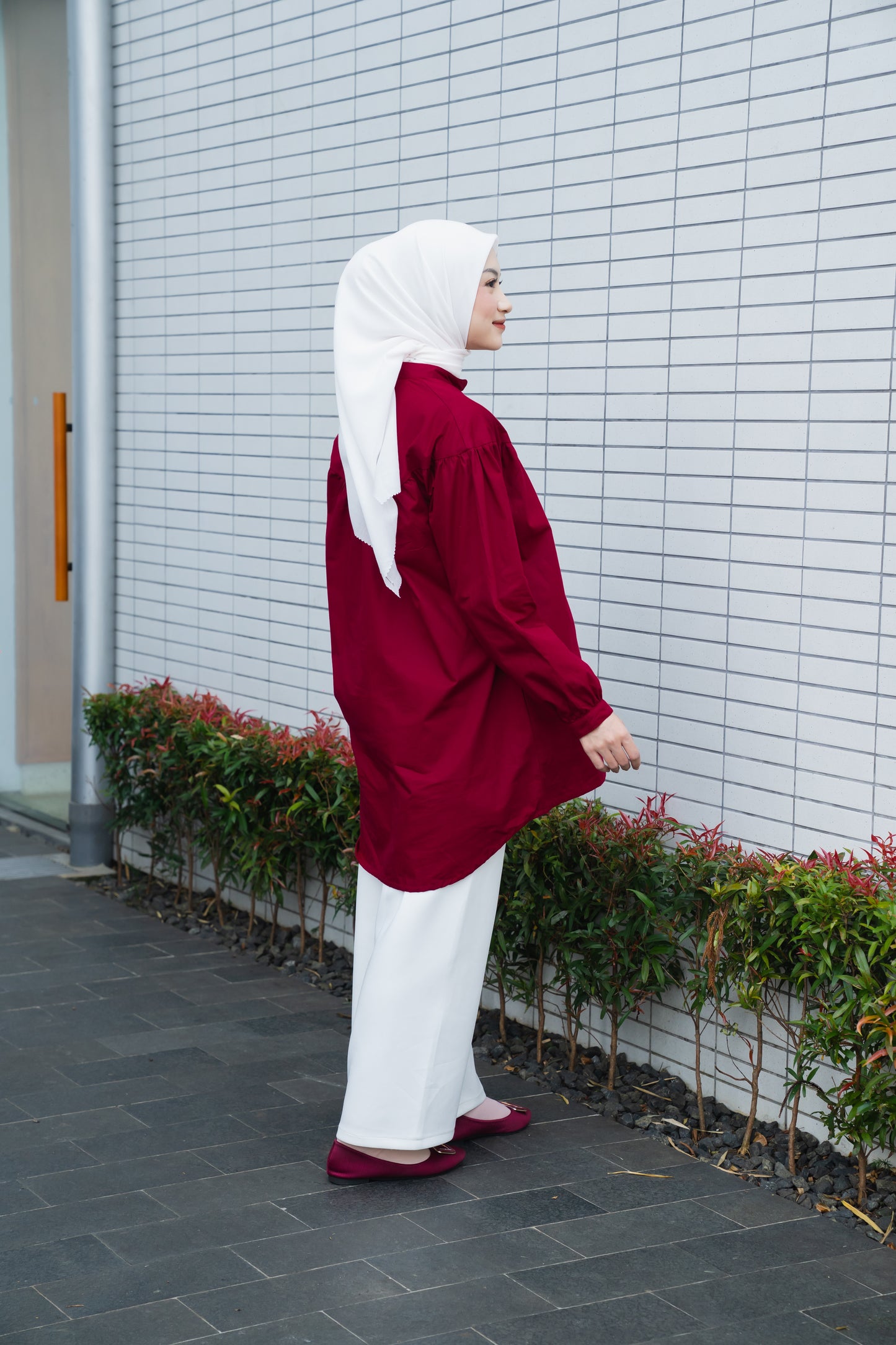 Carmia Shirt - Maroon