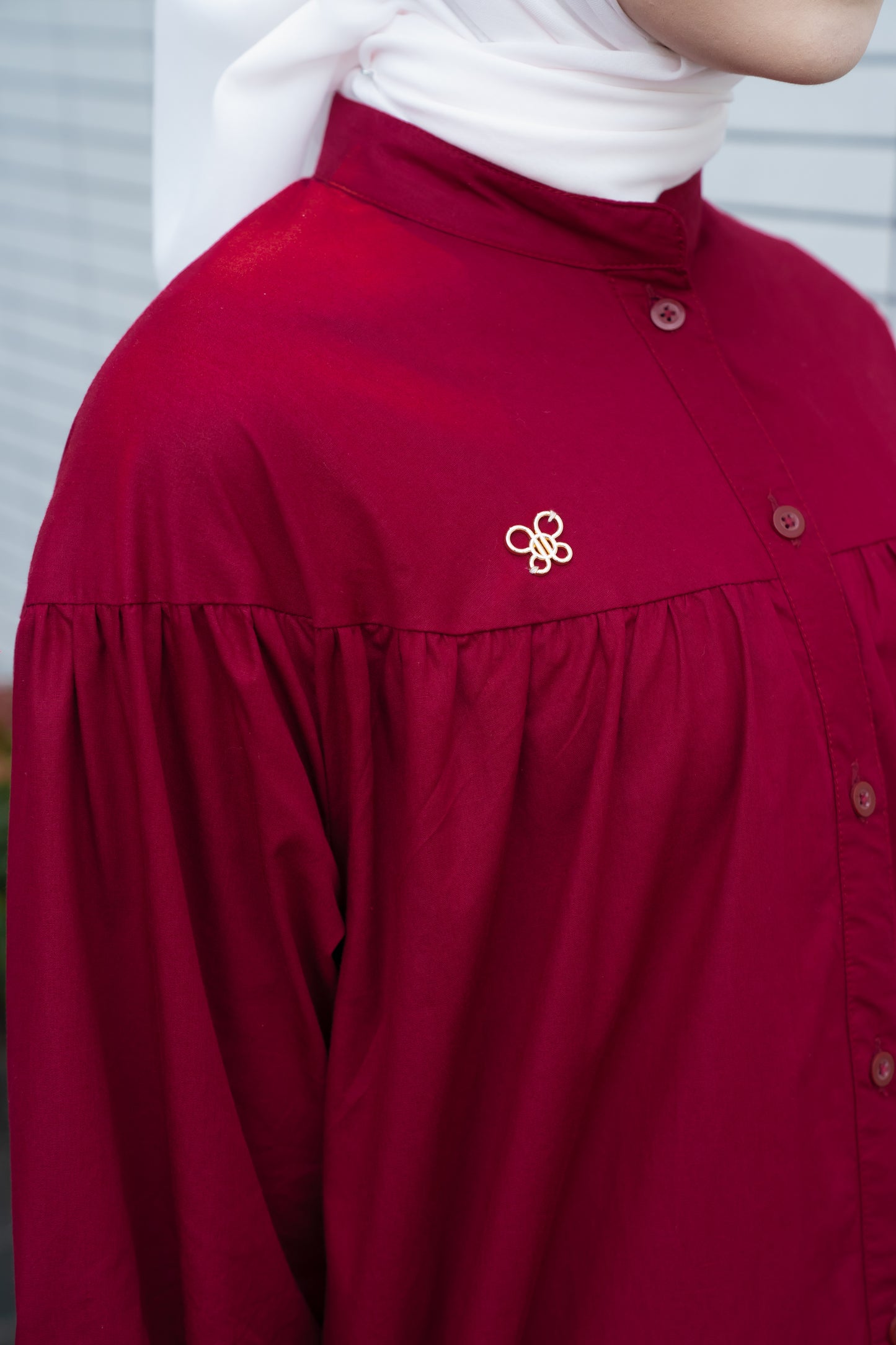 Carmia Shirt - Maroon