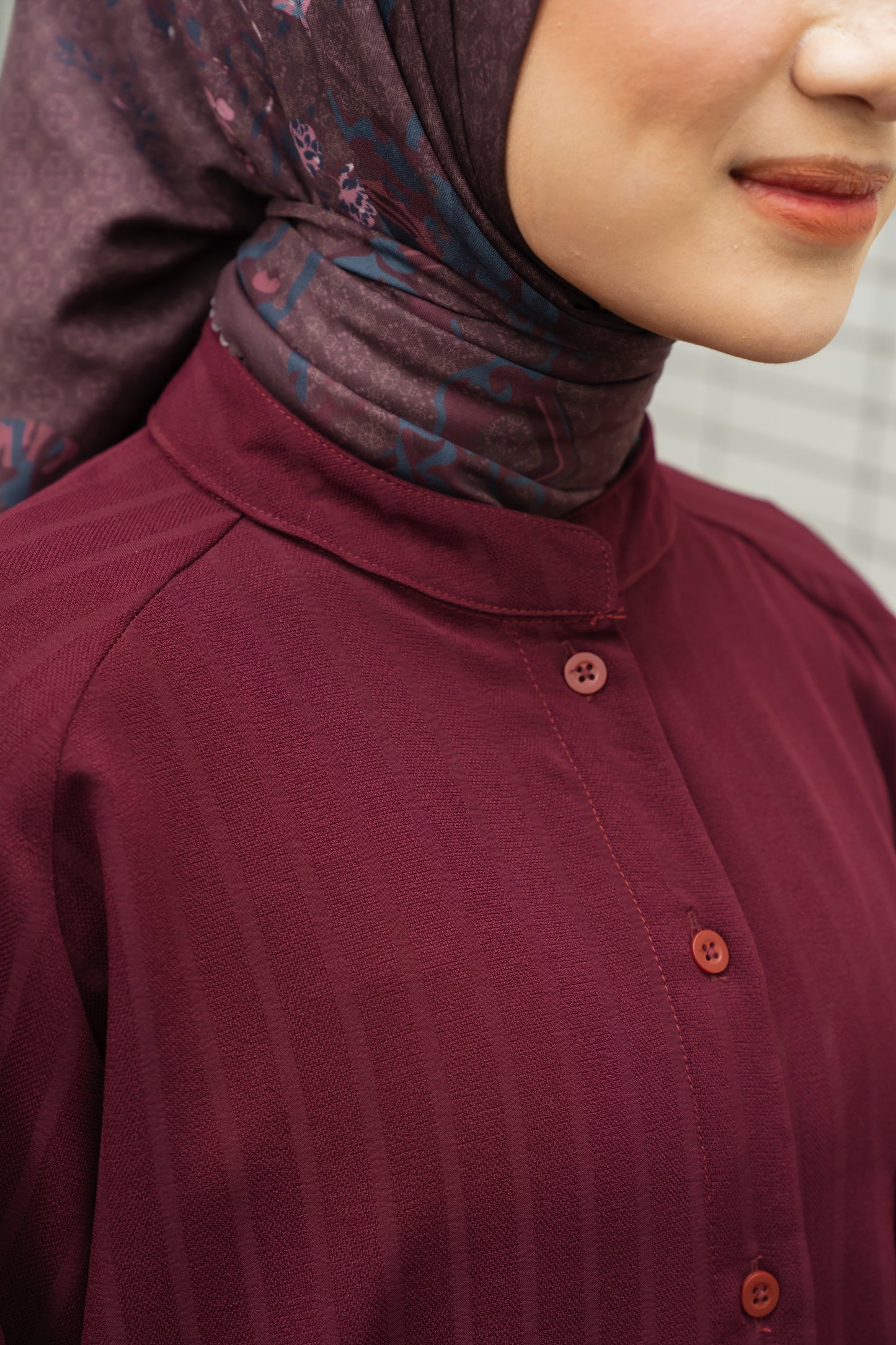 Alinia Shirt - Oxblood