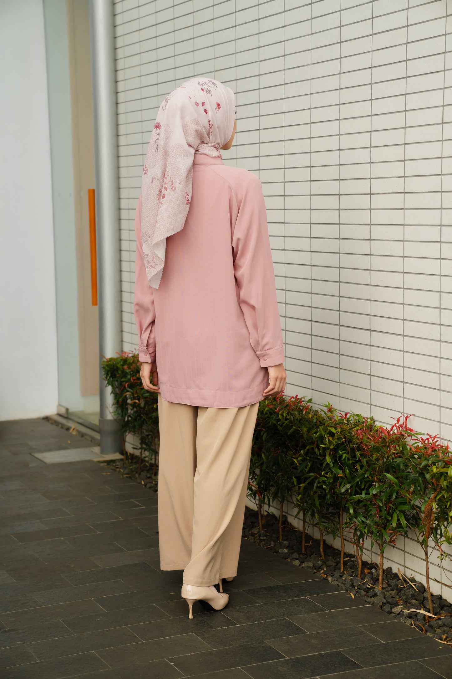 Alinia Shirt - Peach Pink