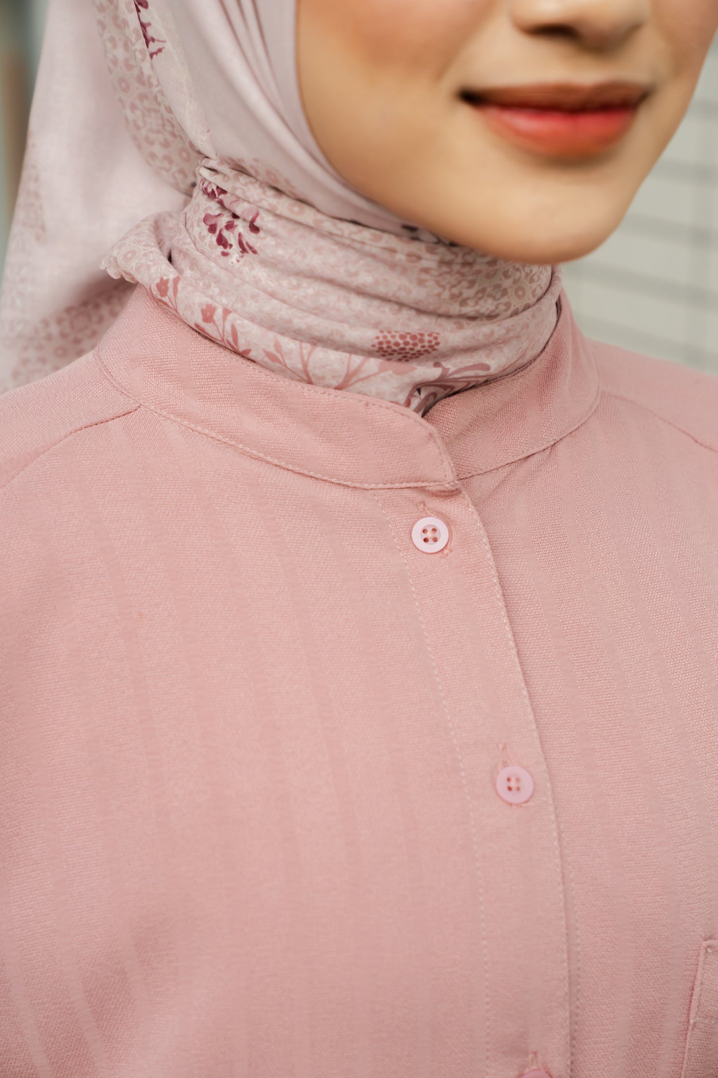 Alinia Shirt - Peach Pink