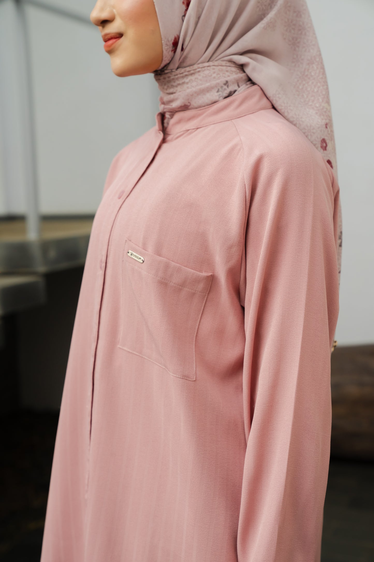 Alinia Shirt - Peach Pink
