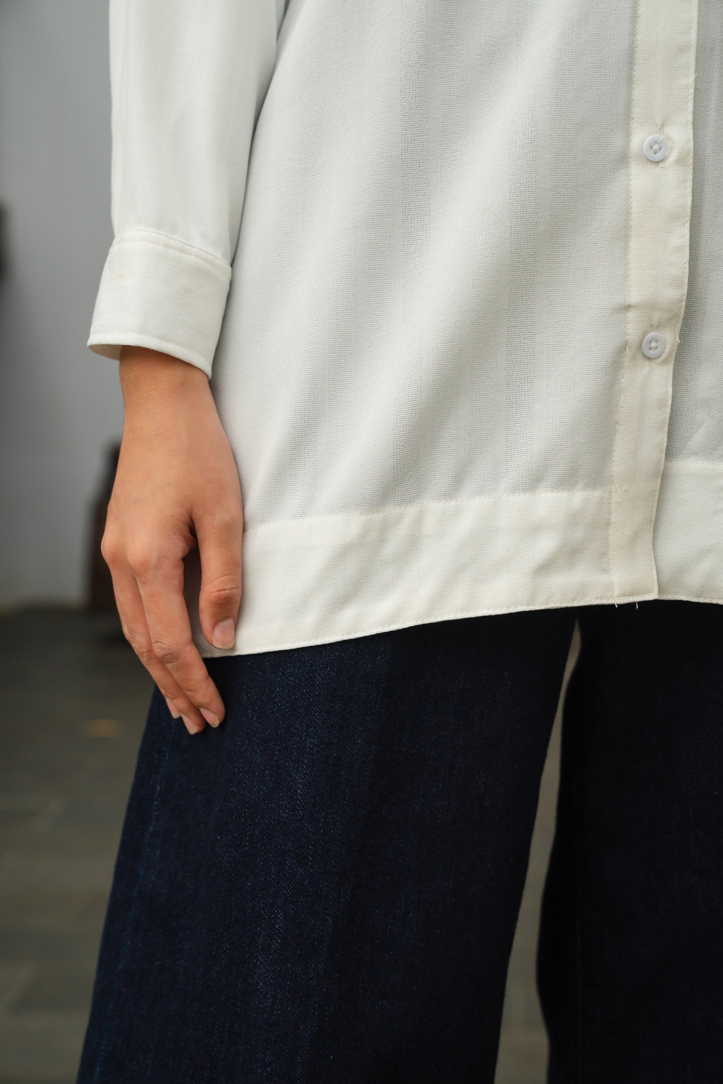 Alinia Shirt - Broken White