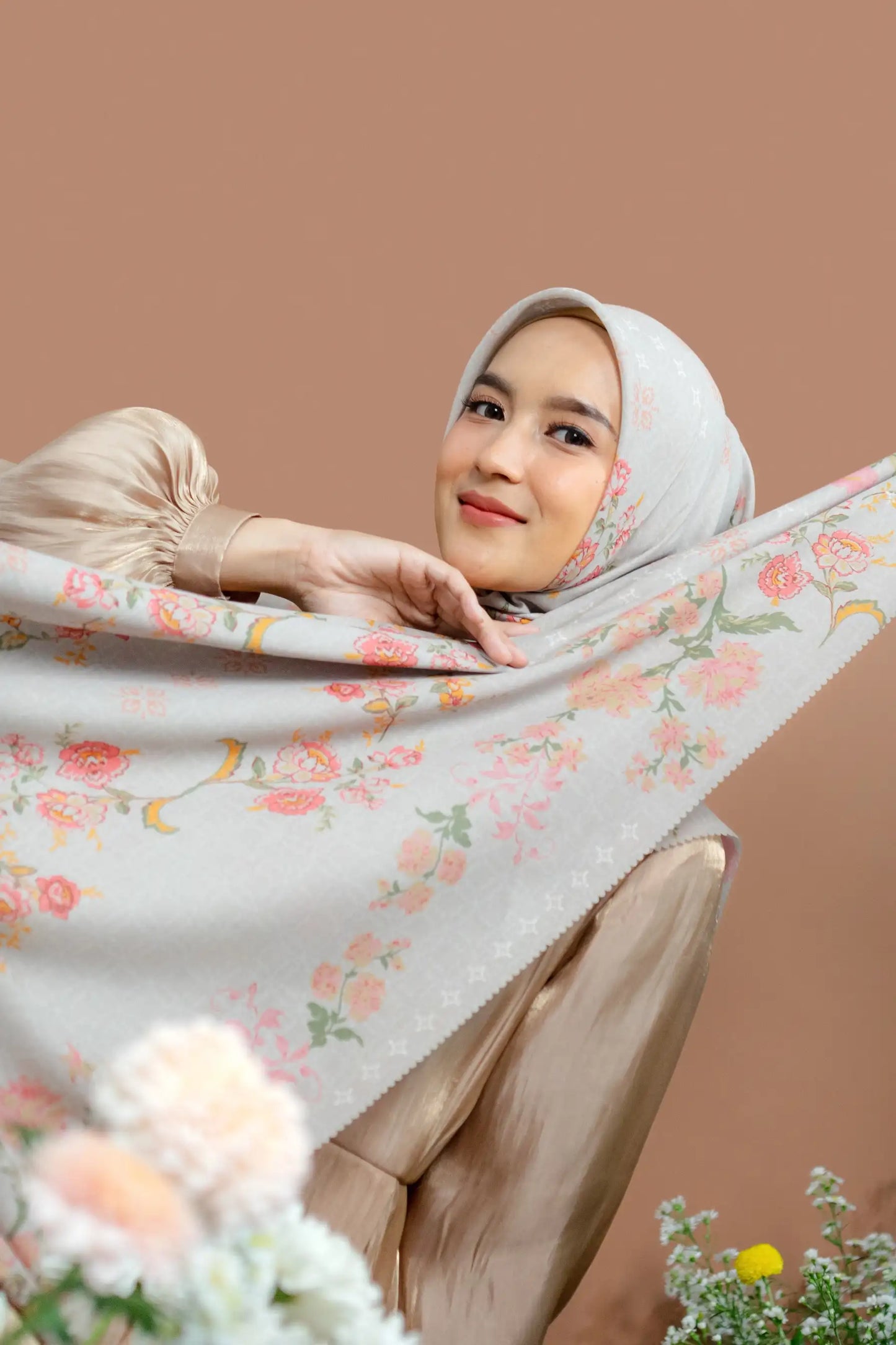 Gardenia Scarf - Fairy Garden