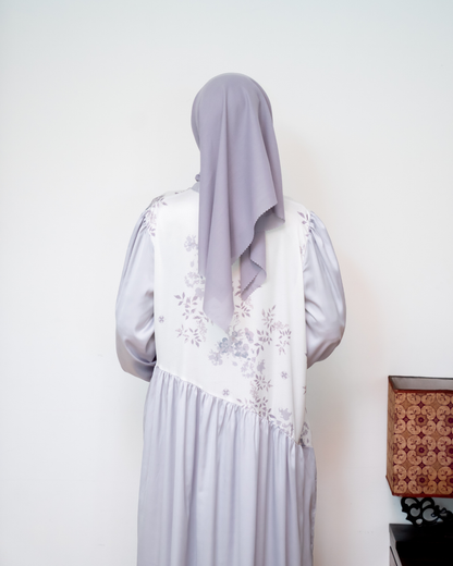 HAIFA DRESS - SILKEN SNOW (EID SERIES 2025)