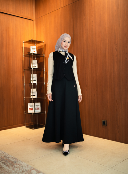 Elora Twirl Skirt - Black