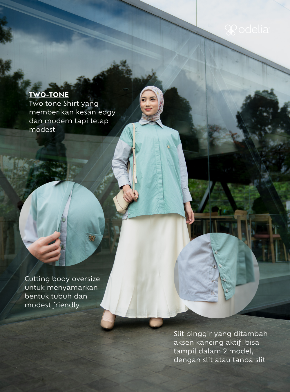 Verde Shirt - Ash Ocean