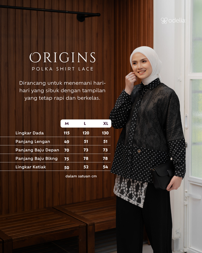Origins Polka Shirt Lace