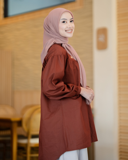 Carmia Shirt - Spiced Brick