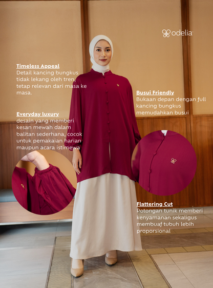 Aurora Tunik - Maroon